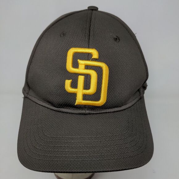 OC Sports Team MLB Men's Strapback Hat Brown OSFM San Diego Padres Embroidered - Picture 3 of 12